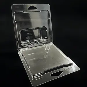 Customized Clear Recyclable PVC PET Plastic Hot Wheels Premium Protector Toy Car Folding Blister Packaging Box With Hand Hole