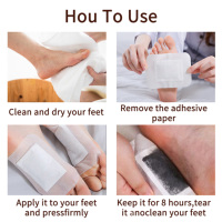 Patchs détoxifiants pour les pieds certifiés, best-sellers, à base de plantes naturelles, patchs détoxifiants pour les pieds, patchs détoxifiants pour les pieds au gingembre