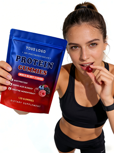 Complément Nutritionnel Sportif Personnalisé OEM : Gommes de Protéines de Lactosérum avec Acides Aminés et Créatine pour l'Énergie et l'Entraînement Musculaire - Product Image 1