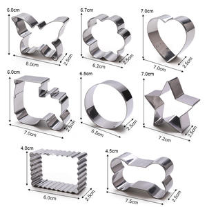 Coupe-biscuits en acier inoxydable moule à piston outil à biscuits animal étoile fleur forme <span class=keywords><strong>emporte</strong></span>-pièce en <span class=keywords><strong>cuir</strong></span> - Product Image 6