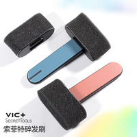 Brosse à cheveux jetable Kenwei en polypropylène avec manche, brosse douce pour le cou, brosse à cheveux pour le pompadour, éponge à cheveux en nylon pour salon de coiffure