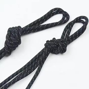 Customized Soft Nylon Round Solid Drawstring <strong>Cords</strong> With Reflective Filament - Product Image 4