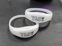 Bracelet LED à Activation Sonore et Contrôle Musical pour Mariages et Concerts, 24 Pièces par Pack – Offre Spéciale