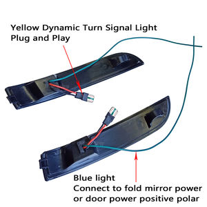 Signal lumineux <span class=keywords><strong>bleu</strong></span> pour Ford Kuga Escape C520 ecossport 2013 — 2018, feu clignotant dynamique, rétroviseur latéral, indicateur de côté - Product Image 6