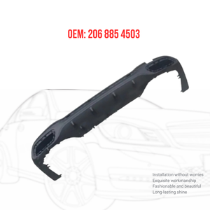 Pare-chocs arrière neuf, plaque inférieure, garniture, panneau, OEM 2068854503 <span class=keywords><strong>206</strong></span> 885 4503 2068854503 pour Mercedes Benz Classe C W206 - Product Image 5
