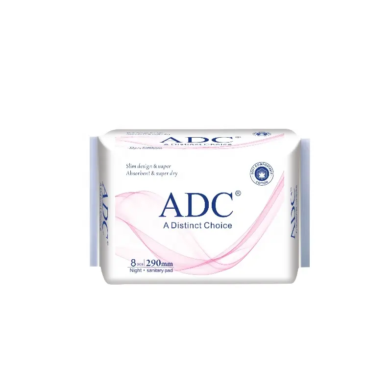 Almohadilla sanitaria de iones negativos de algodón orgánico de gran oferta para mujeres, precio competitivo, servilleta sanitaria de higiene femenina Natural