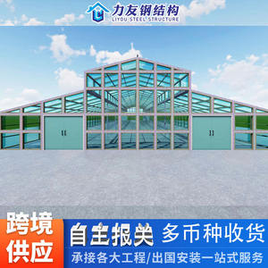 Fábrica de estructuras de acero al carbono para proyectos de auditorios canadienses, procesamiento de almacenes, casas de vacaciones, supermercados y edificios de gran altura - Product Image 2