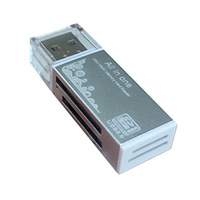 Lector de Tarjetas Multifuncional JYD RC057 4 en 1, Convertidor de Tarjetas de Memoria TF+SD+MS+M2