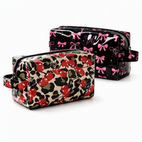 Sac de toilette imperméable en PVC HANFEIZI, trousse de maquillage de voyage, organiseur de toilette pour femmes
