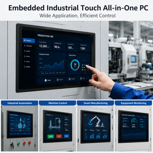 PC Industrial Todo en Uno Sin Ventilador de 21.5 Pulgadas, Android RK3588, Táctil Capacitivo, Montaje en Pared con PoE para Automatización de Almacenes - Product Image 4
