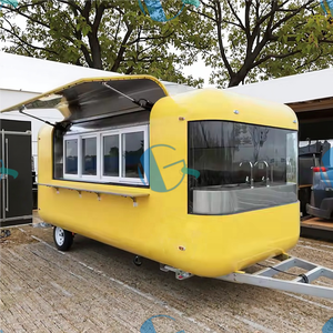 Le plus récent camion de nourriture de <span class=keywords><strong>remorque</strong></span> de camping-car coloré avec une cuisine complète pour Snack Food Hotdogs Chips Catering Restaurant Equipment - Product Image 4