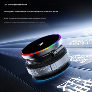 Cargador Inalámbrico Magnético para Auto de 15W, Soporte para Teléfono Plegable con Rotación de 360°, Montaje en el Tablero o Rejilla de Ventilación, Carga Rápida - Product Image 3