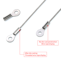 Accessoires matériels Pince à câble Pince à câble en acier Fournisseurs de câbles métalliques Termina Lfisheye Connector