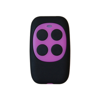 Control Remoto Universal de 4 Canales RF para Puerta de Garaje, 433Mhz Inalámbrico, Código de Aprendizaje 1527, para Control de Puerta Electrónica y Luz