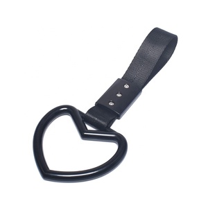 JDMotorsport88 JDM <span class=keywords><strong>Tsurikawa</strong></span> Anneaux en forme de cœur pour poignées de voiture, breloques de drift, anneaux de décoration pour pare-chocs arrière, bus et métro - Product Image 6