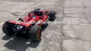 Mô hình xe đua <span class=keywords><strong>F1</strong></span> thiết kế tùy chỉnh, điêu khắc bằng thép không gỉ, đồ thủ công bằng kim loại - Product Image 4