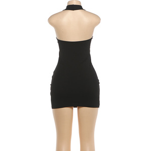 Viviblook Z521DS01 Vestido de Verano para Mujer, Nuevo, Sexy, sin Mangas, con Espalda Descubierta, Ajustado, Mini Vestido Bodycon - Product Image 2