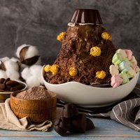 SIGNWIN JAKIM HALAL 1kg Poudre de chocolat pour bingsu, glace pilée, fournitures pour bubble tea, vente en gros
