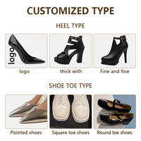 Enmayer Super Wide Top Femmes Cuisse-Haute Bout Pointu Stilettos Bonbons Couleurs Talons Hauts pour Automne/Hiver Mode Chaussures PU