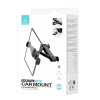 Support de tablette pour siège de voiture Techancy, magnétique, en plastique ABS, hauteur réglable, support de téléphone portable portable, modèle TM09154
