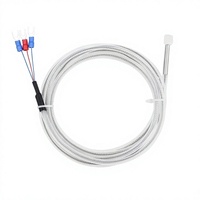 Sonde de capteur RTD PT100 avec gaine en PTFE, précision ±0,15 ° Précision pour le nettoyage des circuits imprimés (PCB) en processus humide pour semi-conducteurs