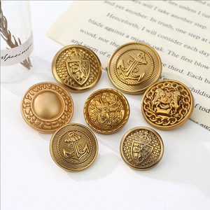 กระดุมโลหะผสมสังกะสีสีทองแบบใหม่ปี 2026 ดีไซน์ตามสั่ง กระดุมเย็บผ้า กระดุมแบบมีก้าน สำหรับเสื้อผ้า - Product Image 2