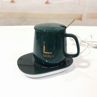 Tasse à café électrique, pour Sublimation, en céramique, 30 ml, Thermostat, boîte-cadeau, température constante à 55 degrés, USB