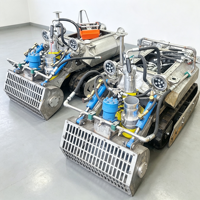 Robot de dragage flexible télécommandé pour l'excavation des sédiments dans les canaux de ruisseaux