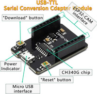 ESP32-CAM 4 mo 8 mo WiFi / Bluetooth Caméra Module OV2640 Développeur ESP 32 Carte de Développement CAM AI Esp32 Cam Entwicklungs Platine