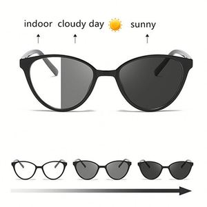 Gafas de Sol Fotocromáticas con Lentes de Color Cambiante, Anti Luz Azul, Diseño Ojo de Gato para Mujer, Nueva Llegada - Product Image 2