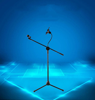 CHARMOUNT support de microphone professionnel Studio diffusion enregistrement condensateur support de microphone téléphone portable diffusion en direct sta