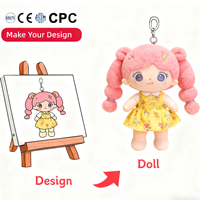 CE CPC produsen kustom boneka mainan hewan Super lembut Plush PP kapas mengisi kustom mainan mewah
