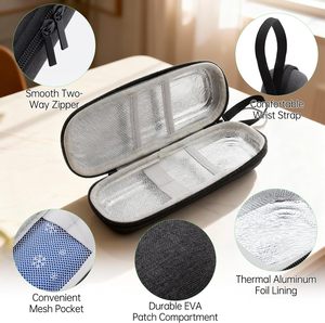 In Stock Injection Pen Case Custom Logo EVA Zipper Waterproof for <b>Storage</b> <b>Box</b> - Product Image 5