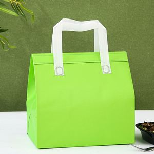Customizable Printed Logo Non-Woven Picnic <b>Accessories</b> Thermal Insulation Lunch Food Delivery Bag for Keep Warm - Product Image 6