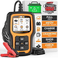 Mise à jour gratuite ANCEL AD410 Pro 2 en 1 Outil de diagnostic automobile OBD2 et testeur de batterie 6V et 12V pour la plupart des modèles de voitures