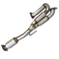 Nouveaux convertisseurs catalytiques haute performance Yueyang pour remplacement, compatibles Maxima 3.5L V6 3498cc (2009-2020), avec tuyau d'échappement flexible poli