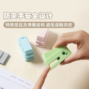 Mini Dinosaur Stapler Set 12 No. ABS916PE Half <b>Staple</b> Design For Office School Use - Product Image 2