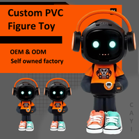 Figura de Acción de PVC Impresa en 3D de Dibujos Animados Personalizada OEM de CAYI, Figura de Vinilo de Plástico Artística, Servicio de Diseño OEM ODM, Juguete con Logotipo Personalizado
