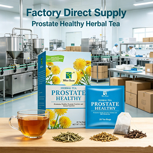 Thé aux herbes pour hommes Wins Town Private Label Prostate Care, soutient la santé urinaire de la prostate, complément à base de pissenlit, 20 sachets de thé. - Product Image 5