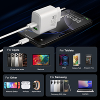 KC CE RoHs Gan Chargeur 45w 1c1a USBC Chargeurs de Téléphone Portable Adaptateurs Usb Wall 45w PD Super Fast Charger Type c pour Samsung iphone