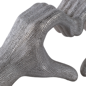 Scultura in ceramica a forma di cuore, ornamento decorativo per la casa, il bagno, l'ufficio, la scrivania, il soggiorno. - Product Image 5