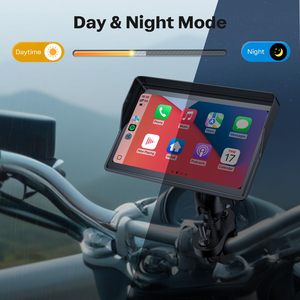 Zmecar - Monitor Portátil con Pantalla Táctil de <span class=keywords><strong>5</strong></span>'' para Motocicleta, Compatible con CarPlay y Android Auto, Navegación para Motocicleta - Product Image 4