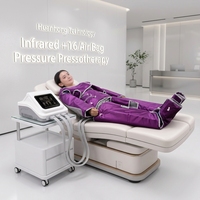 Appareil de pressothérapie portable à 16 chambres d'air pour les jambes, machine professionnelle de drainage lymphatique, prix
