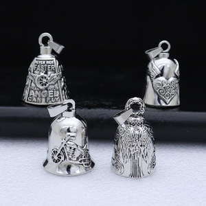 BY1075 - Llavero de metal con forma de campana de motocicleta, aleación de zinc, para ropa, modelo de bolso, colgante - Product Image 2