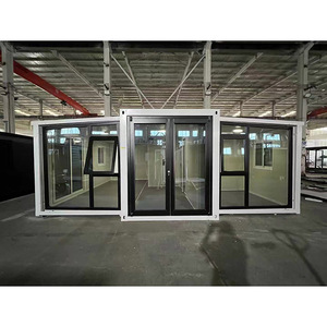 Personalizado 40 pies de lujo pequeño modular prefabricado casas de contenedores plegable extensible prefabricado de vidrio para el Hogar Escuela Centro Comercial Hotel al aire libre - Product Image 5