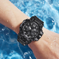 Nouvelles montres de sport pour hommes, montres électroniques LED étanches pour sports de plein air, montre numérique multifonction en caoutchouc pour étudiants