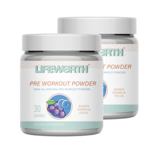 Lifeworth Pre Workout Poeder Voor Mannen En Vrouwen Vetverbrander Met L-Carnitine En Glutamine Energy Boost Drank 200 Gram - Product Image 1