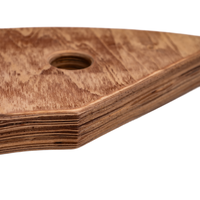 Plaque de support d'isolation en bois stratifié pour transformateur immergé dans l'huile haute tension Ruidun, plaque de pression, provenant du Jiangsu