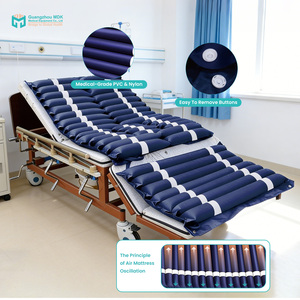 <span class=keywords><strong>Matelas</strong></span> pneumatique à pression alternée <span class=keywords><strong>anti</strong></span>-escarres avec trou pour toilette, coussin de lit gonflable tubulaire pour soins à domicile avec pompe silencieuse - Product Image 2