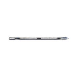 Salon Nail Pusher Straight <b>Edge</b> <b>Cutter</b> Double Ended Stainless Steel Cuticle Remover Manicure Tool - Product Image 1